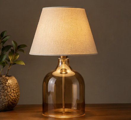 Amber Table Lamp